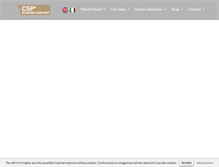 Tablet Screenshot of cspinternational.it